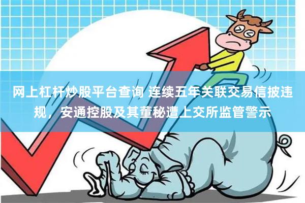 网上杠杆炒股平台查询 连续五年关联交易信披违规，安通控股及其董秘遭上交所监管警示