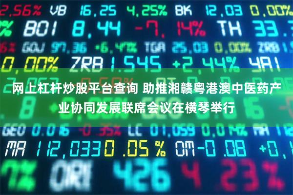 网上杠杆炒股平台查询 助推湘赣粤港澳中医药产业协同发展联席会议在横琴举行